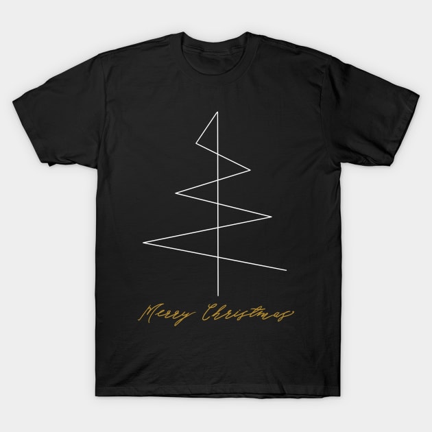 Merry Christmas T-Shirt by Carries Design 